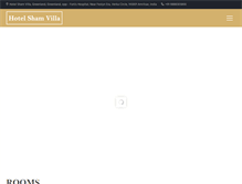 Tablet Screenshot of hotelshamvilla.com